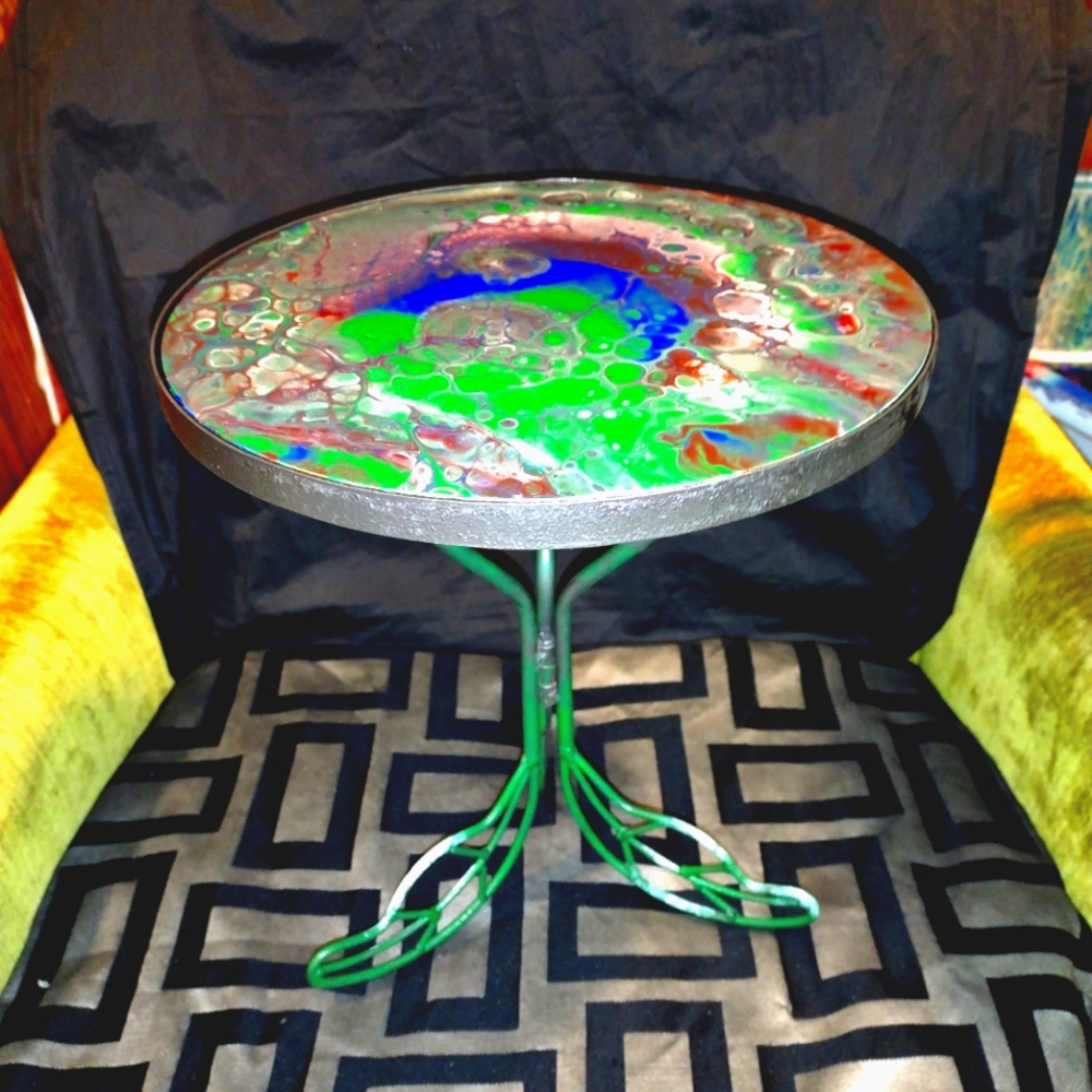 Hand Painted Plant Stand